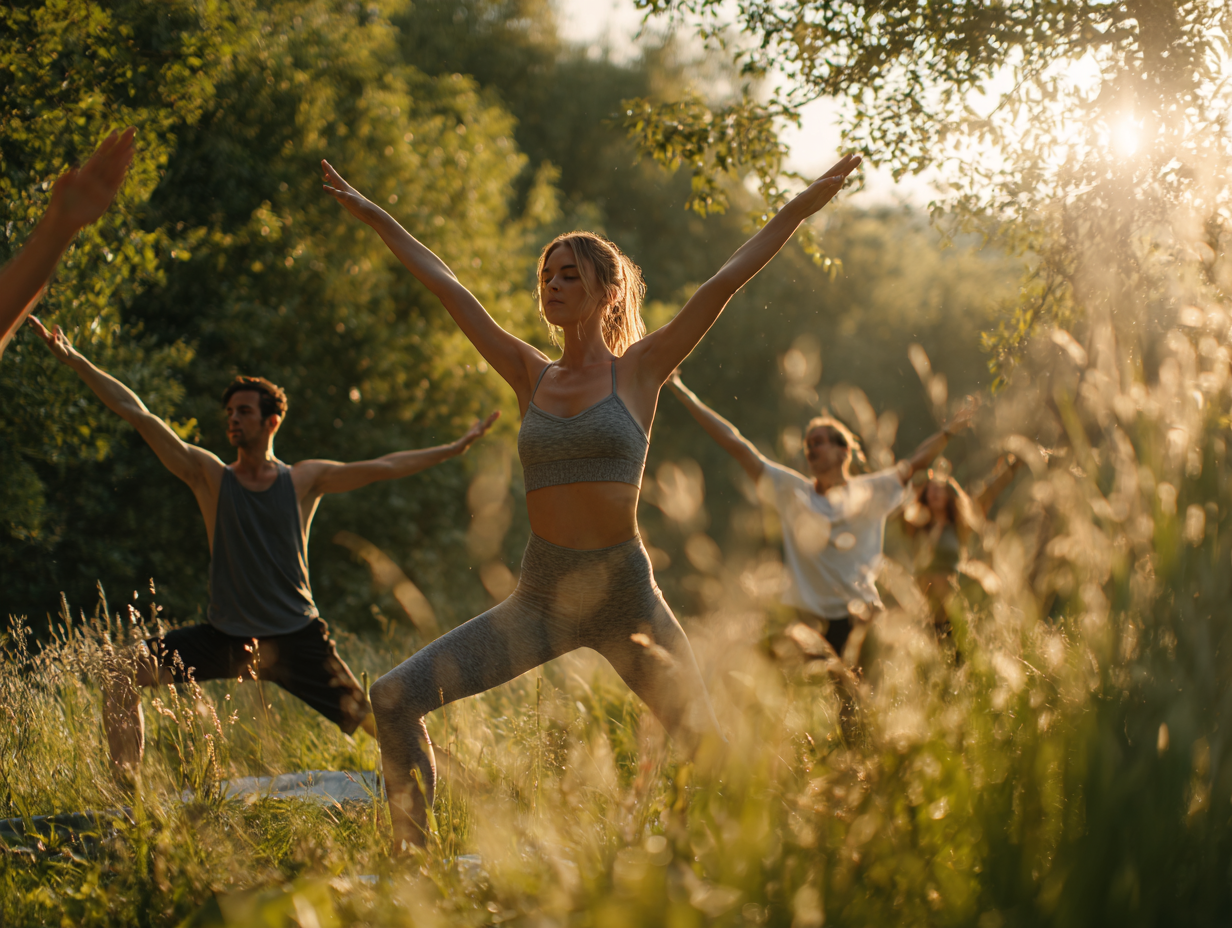 Практика йоги на природі
